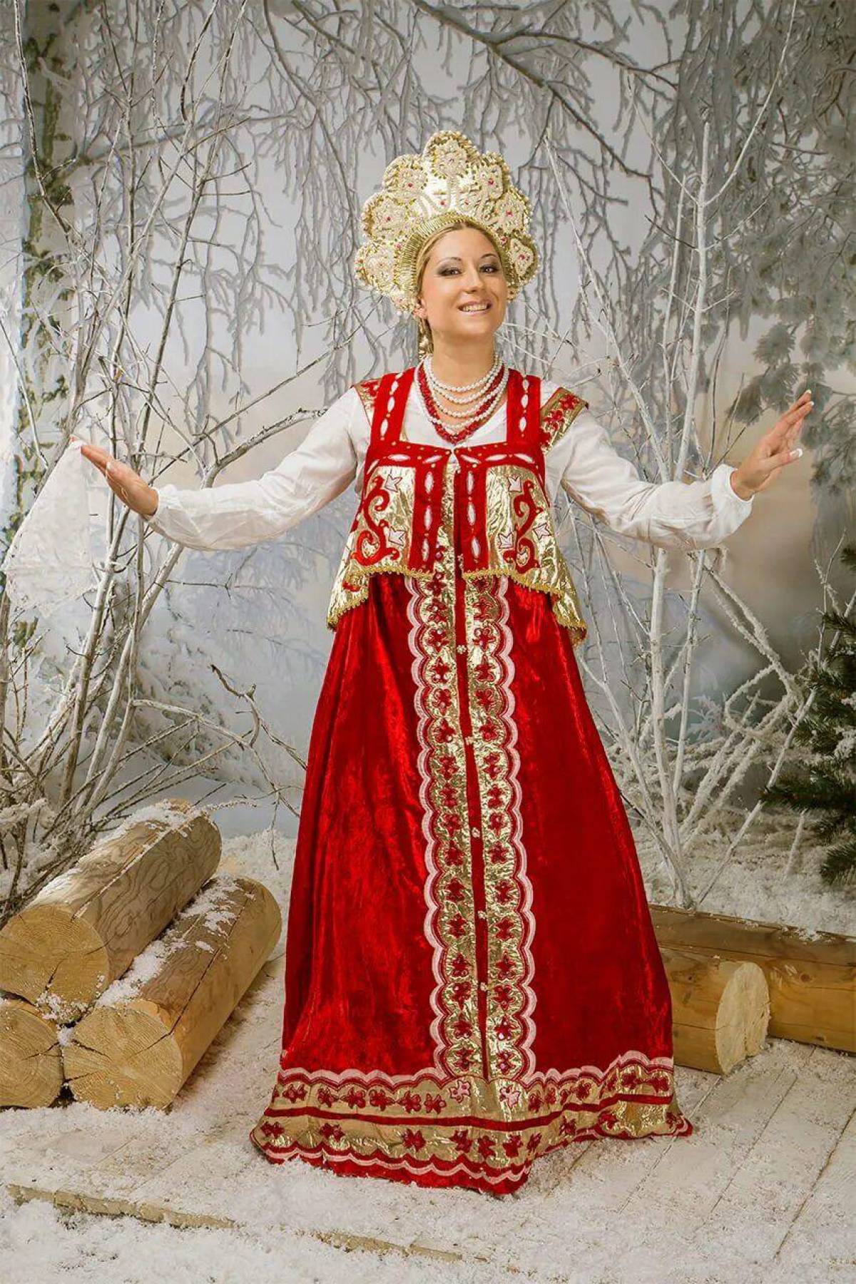 Girls in Slavic costumes in Izmir